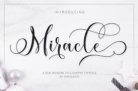 580 e 12th st, pomona, ca 91766 Miracle Script 32610 Script Font Bundles