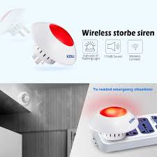 My wired in smoke alarm does not beep when i press it to test it. Kerui Wired Flashing Indoor Siren Alarm Flash Horn Red Light Strobe Siren 433mhz