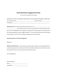 Your board resolution sample is usually frequently as easy as adding an extra item of fruits to your daily diet program or trimming back upon prepared foods. Premium Loans Board Resolution For Loan From Director