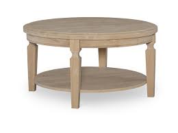 There's no end to the number of different sizes, heights and shapes of solid wood coffee and occasional tables available. Ot 15cr Vista Round Coffee Table W Free Shipping Unfinished Furniture Of Wilmington Unfinished Furniture Coffee Table Round Coffee Table