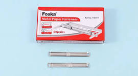 Foska Durable Metal E-Shape Silver Color 70mm/80mm Binder ...
