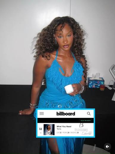 Nigerian singer Tems has made history, with her song 'What You Need' becoming the longest-charting solo song by an African act on the US Billboard Hot 100.🇳🇬🇿🇦 The track has now spent