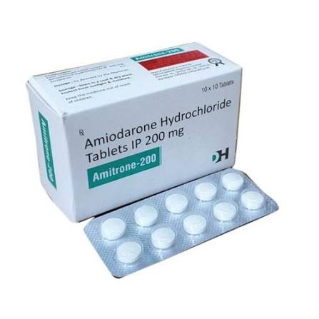 Daxia Healthcare IP 200 Mg Amiodarone Hydrochloride Tablets, Packaging Type: Box And Blister at ₹ 1350/box in Vadodara
