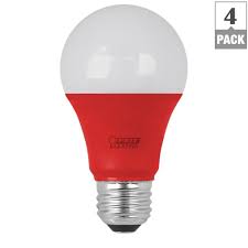 40w Equivalent A19 Red Household Led Light Bulb Case Of 4 Light Bulb Led Light Bulb Red Led Lights