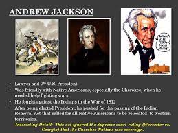 President jackson's message to congress stated a double goal of the indian removal act: Key Players Of The Indian Removal Act Ppt Video Online Download