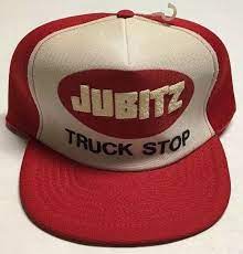 Vtg Jubitz Truck Stop Trucker Hat Portland Oregon Cap Puff Print Petroleum Gas Truckerhat Trucker Hat Trucker Hats