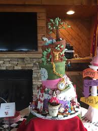 The immersive event the perfect place to let loose, unleash your wild and weird side, and let a little storybook magic into your life. Mad Hatter Tea Party Cake Cakecentral Com