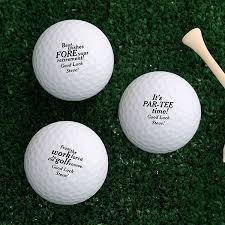 Funny saying s on golf balls. Personalized Golf Balls Retirement Gift Sport Leisure Gifts