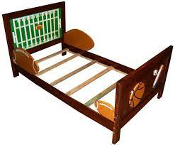 Before you pick out your favorite patterns, consider the design of your child's bedroom or nursery. Full Bed Frame Sports Theme Baseball Football Basketball Design Your Own Bed By Sonoran Sandman Kids Be Full Bed Frame Basketball Design Custom Furniture