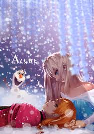 Not Alone Ft Hair Down Elsa By Azure On Pixiv Frozen