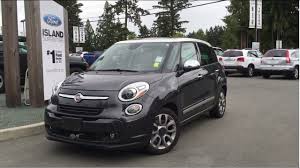 Base pop models include steel. 2014 Fiat 500l Lounge Maual W Panoramic Roof Review Island Ford Youtube