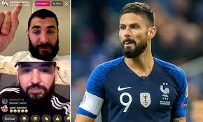 Aujourdhui on part sur un versus entre benzema et giroudmes réseaux sociaux:instagram : Don T Confuse F1 With Go Karting Karim Benzema Takes A Pop At Olivier Giroud Daily Mail Online