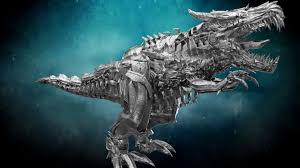 .bots, which introduce dinobots slug and strafe into the transformers: John Agnew Grimlock Mech Trex Dinobot Transformers Age Of Extinction Fan Art