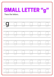 These 4th grade writing prompts provide students with plenty of inspiration for narrative, informative, opinion, and research essays. Writing Small Letter G Lowercase Letter Tracing Worksheets For Preschool Kindergarten First Grade English Worksheets Schoolmykids Com
