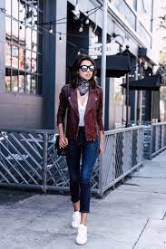 Dtla Days Vivaluxury Leather Jacket Outfits Burgundy Jacket Outfit Jacket Outfits