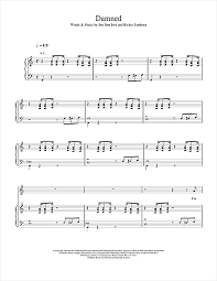 Want the letter notes for a song and want to play it on the piano / keyboard, this is the place. Bon Jovi Damned Sheet Music Pdf Notes Chords Rock Score Piano Vocal Guitar Right Hand Melody Download Printable Sku 15005