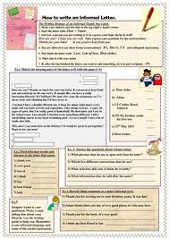 A summary of writing rules including outlines for cover letters and letters of enquiry, and abbreviations used the example letter below shows you a general format for a formal or business letter. English Esl Formal Letter Worksheets Most Downloaded 32 Results