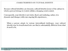 Cultural Identity And Cultural Biases Online Presentation