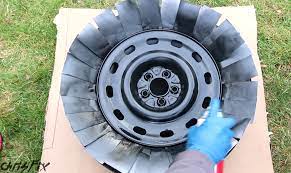 How To Paint Car Wheels Diy Car Wheel Painting