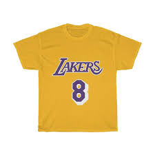 Jeanie buss details how kobe bryant, gianna bryant inspired her after jerry buss' death. Kobe Bryant La Lakers Jersey Number 8 24 Front Back Unisex T Shirt Ebay