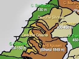 Geografilia Romania Harta UnitÄƒÈ›ilor De Relief Cu Altitudinile Medii È™i Maxime