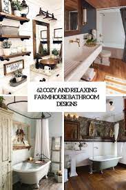 But, just because your cottage bathroom is small, that doesn't mean that you have to compromise on style. 62 Cozy And Relaxing Farmhouse Bathroom Designs Digsdigs