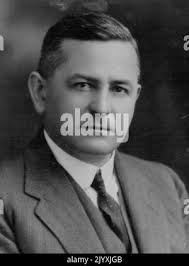 Eric Sydney Spooner. U.A.P. Candidate for Robertson. N.S.W. June 20, 1932  Stock Photo