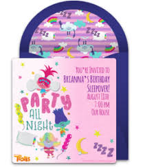 The soft colors and beautiful rose illustrations give it a real sense of style and taste. Free Sleepover Party Online Invitations Punchbowl