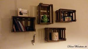 Hangende Weinkisten An Wand Als Regale Weinkisten Kiste Weinkiste