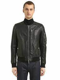 Ad Ebay Url Belstaff Mens Clenshaw Napa Leather Bomber Jacket Small 48 Black Leather Bomber Jacket Napa Leather Leather Bomber