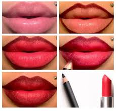 Black And Red Lipstick Ombre Simple Red Ombre Lip Makeup Red Ombre Lips Red Lips Tutorial Ombre Lipstick