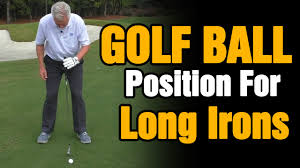 perfect golf ball position in stance for long irons explained