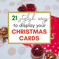 Easy to make and the free print. 30 Creative Ways To Display Christmas Cards