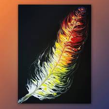 You Flow Like A Feather In A Beautiful World Paint Kiss Feather Paintkiss I M Absolutely Happy To Share Another New Technique With You Check Out Smart Acrylic Pouring Art Pouring Painting Pouring Art