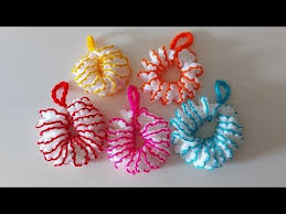 Beyaz Pembe Sari Yesil Ceyizlik Kolay Lif Modeli Lif Ornekleri Simit Lif Bath Sponge Youtube Boncuklu Tig Boncuk Boncuk Tig