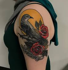 Typically this bird tattoo design is done in black ink with little detail aside from being the bird's shape. Peacock Arm Tattoo Shefalitayal