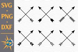 Arrow Crossed Graphic By Svgstoreshop Creative Fabrica