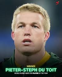 Rugby player of the year announced