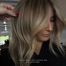 When a client needs blonde by the root to help blend the silver hairs but  also needs grey coverage this is the service I recommend. , It’s a baby  light, lowlight, grey coverage blend. , This allows ...