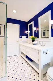 When it comes to storage and organization, small bathrooms can offer quite a challenge. Essential Steps To Elegant Popular Bathroom Paint Colors 61 Fugar Royal Blue Bathrooms Traditional Bathroom Traditional Bathroom Designs