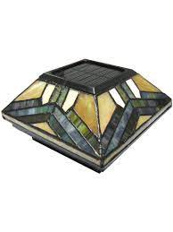 Stained Glass Solar Post Cap Lights 4x4 Or 5x5 Solar Post Cap Solar Post Caps Solar Post Lights Post Lights