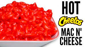Pour cheese sauce on top, stirring to mix the cheese sauce in. Flamin Hot Cheetos Mac N Cheese Diy How To Youtube