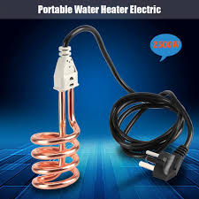 Tankless water heaters offer unlimited hot water, save on space & energy cost. Water Heater Portable Electric Immersion Element Boiler Travel Trip 220v 3000w