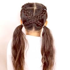ヘアアレンジfor Kids A Twitter 編み込みと五つ編みの
