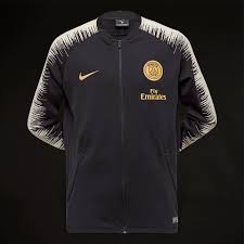 Psg's incredible transfer window provides best chance yet of ucl glory. Nike Paris Saint Germain 2018 19 Jugend Anthem Fb Jacke Schwarz Light Bone Truly Gold Kinder Fanbekleidung Jacken Pro Direct Soccer