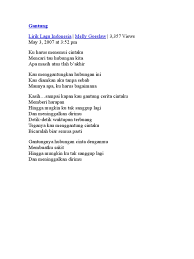 Lirik gantung melly goeslaw mp3 & mp4. Lirik Lagu Indonesia Melly Goeslaw Gantung