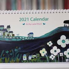 2021 Desktop Calendar Desk Calendar 2021 Art Calendar 2021 Etsy In 2020 Art Calendar Art Flip Calendar
