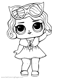Printable coloring and activity pages are one way to keep the kids happy (or at least occupie. 20 Free Printable Lol Dolls Coloring Pages Everfreecoloring Com