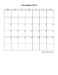 Blank Calendar November 2013 Calendar Blank Calendar 2013 Templates Calendar Printables Blank Calendar Template June Calendar Printable