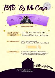 How good can it be? í¤ë¼ë On Twitter Bts 2019 Happy 6th Anniversary Cup Sleeve Event Bts Es Mi Casa Date Time 27th 28th July 10 30am Venue Franco The Library Nu Sentral
